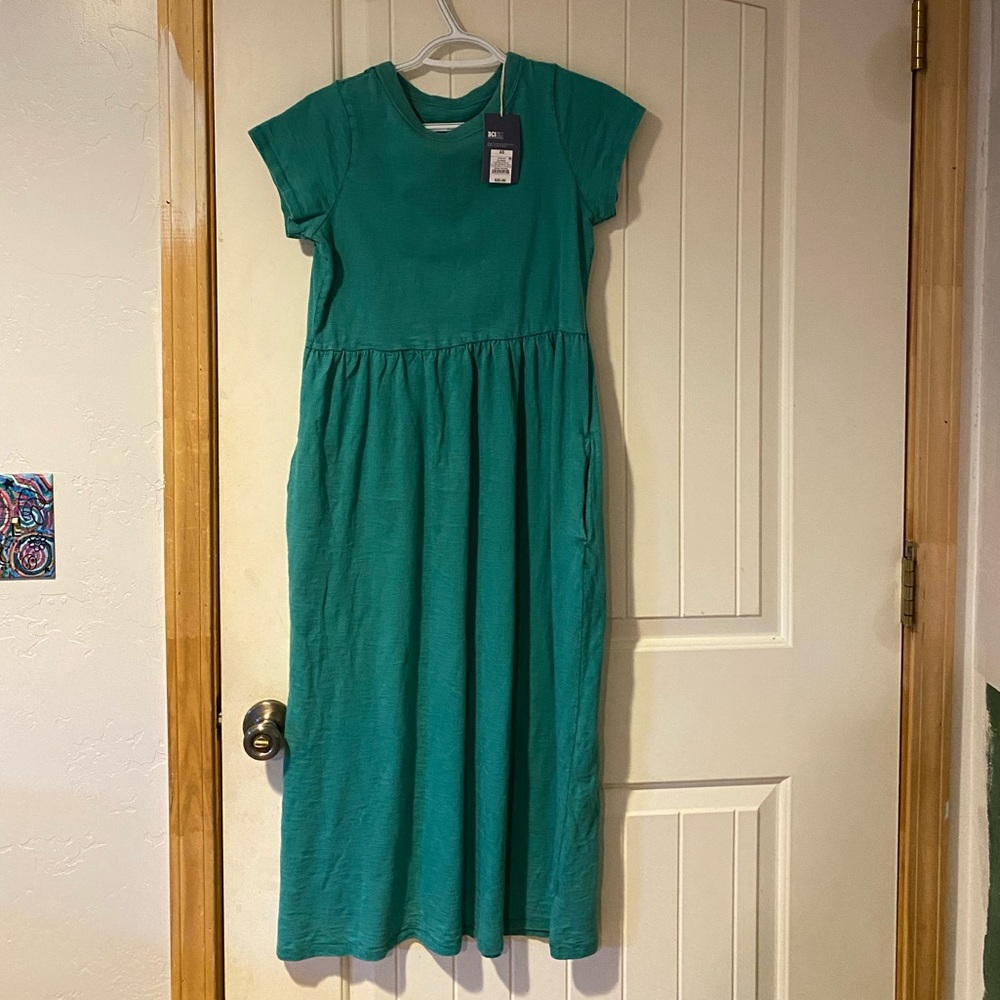 Teal short sleeve dress from Target